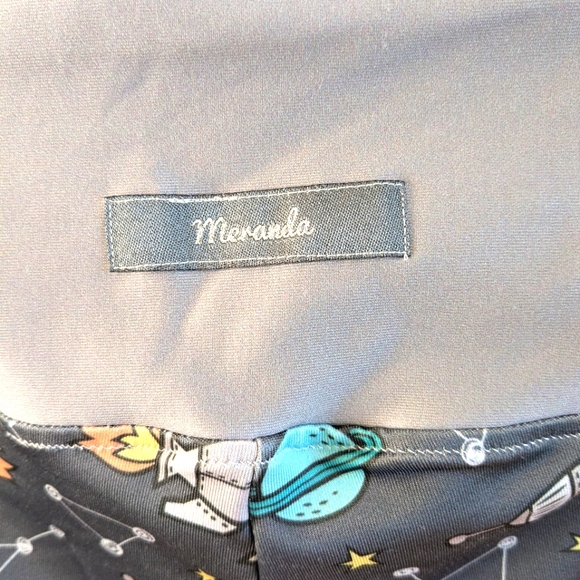 Santa Space leggings sz L - Picture 7 of 7